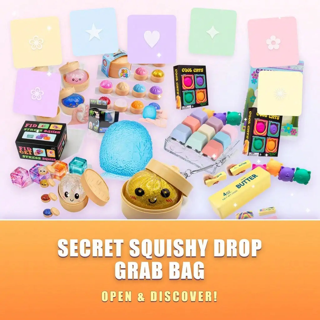 2026 New NeeDoh Surprise Mystery Blind Box, Sensory Fingertip Squishy Stress Relief Toy, Gift Set for Kids & Adults