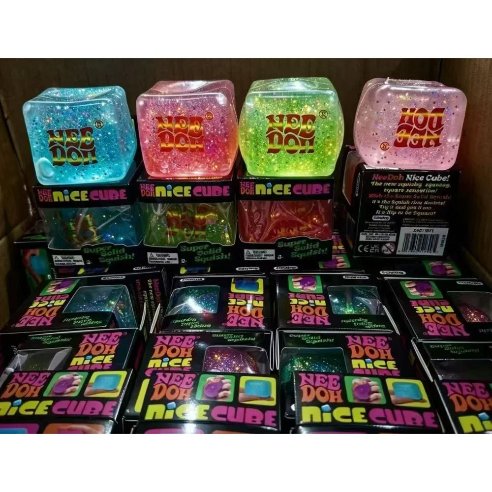 NEEDOH Maltose Glow in the Dark Ice Cube Squishy