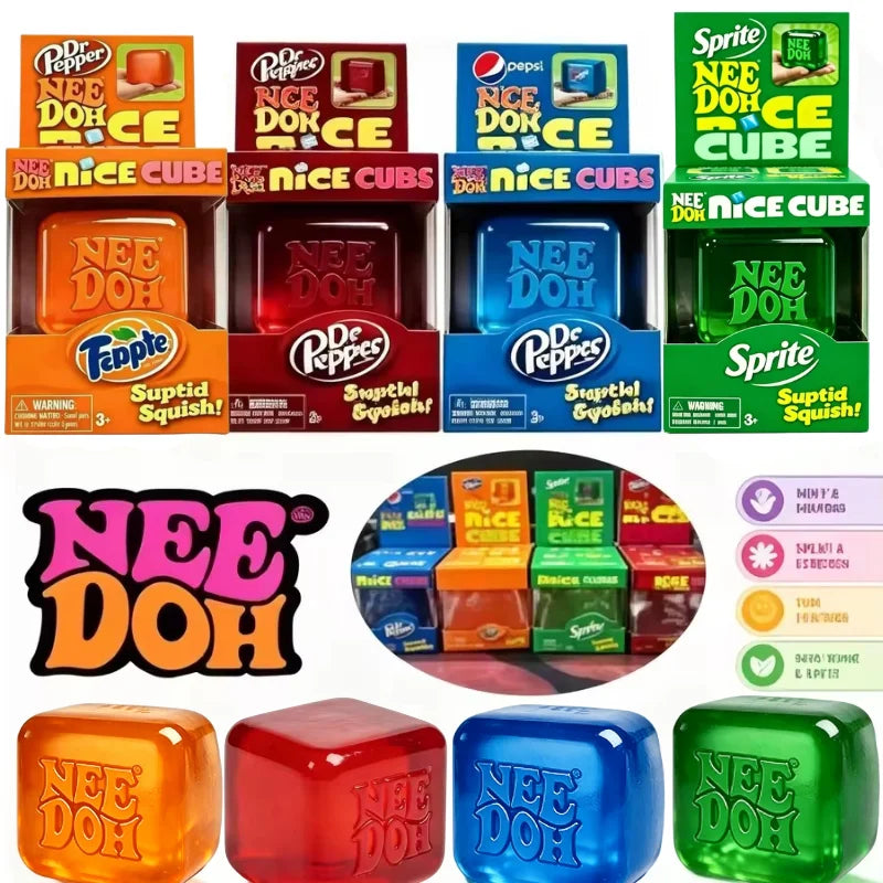 Schylling Nee Doh Nice Cube Soda Color Needoh