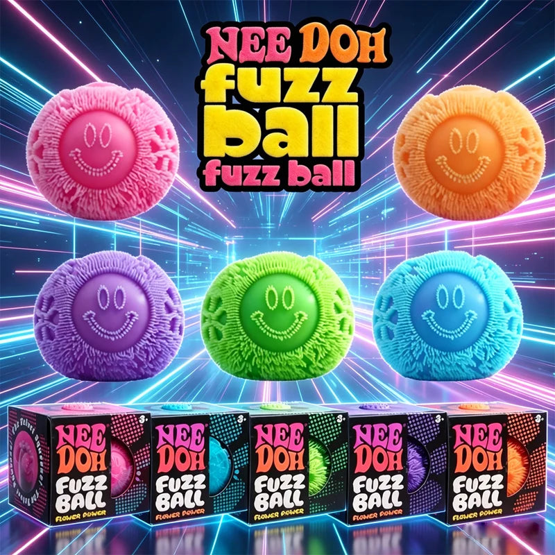 NeeDoh Fuzz Ball Blind Box Series