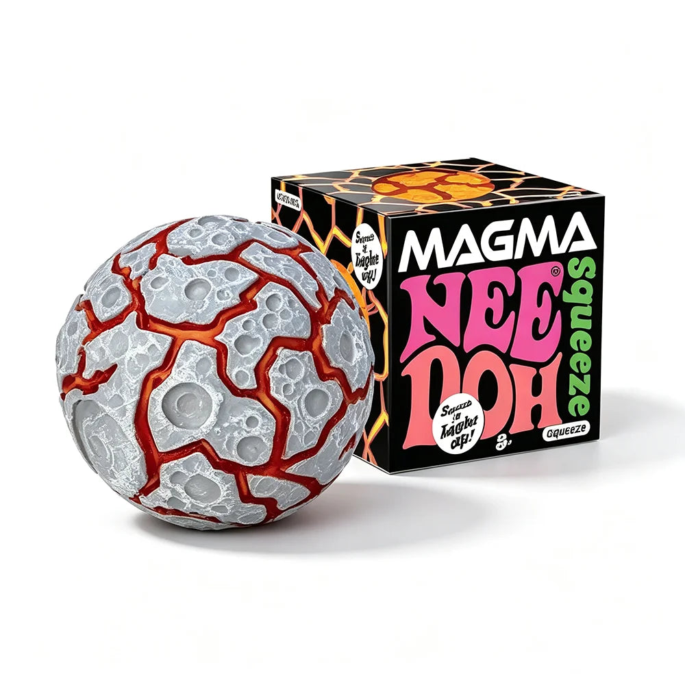 New Product NeeDoh Glitter Magma Ball Crunch Crunch Stress Relief Toy Squeeze Toy Nice Cube Sensory Toy for Adults gifts