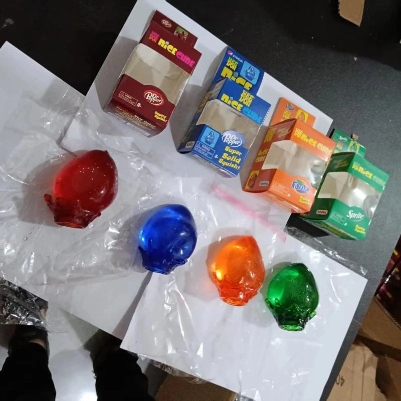 New Needoh Dreamy Water Drop Marbled Cube Malt Sugar Squish