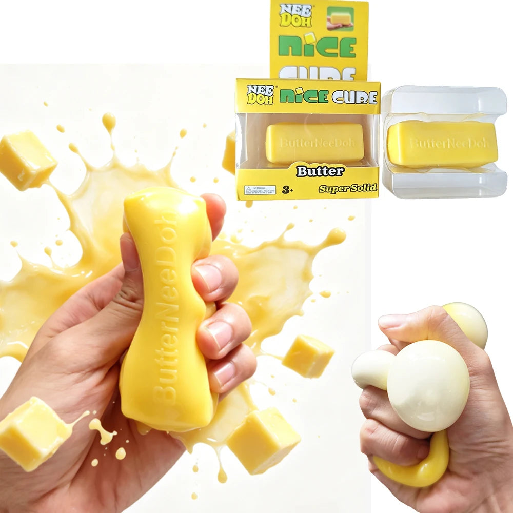 2026 Hot Selling NeeDoh Butter Stick Squishy Toy Slow