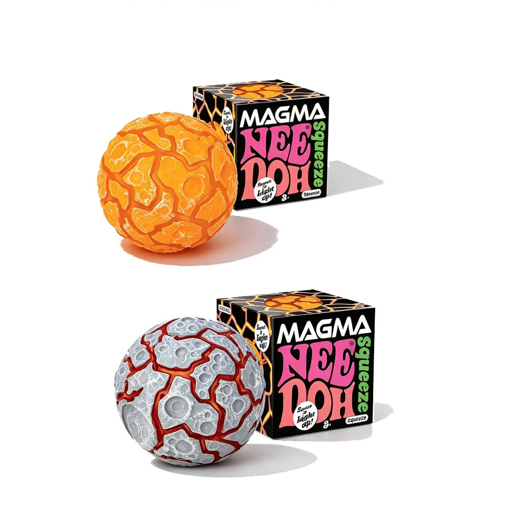 New Product NeeDoh Glitter Magma Ball Crunch Crunch Stress Relief Toy Squeeze Toy Nice Cube Sensory Toy for Adults gifts