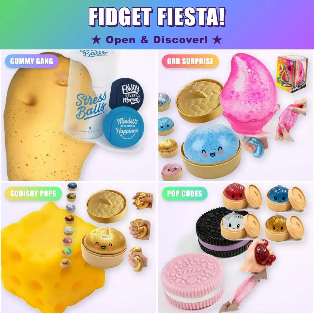 2026 New NeeDoh Surprise Mystery Blind Box, Sensory Fingertip Squishy Stress Relief Toy, Gift Set for Kids & Adults