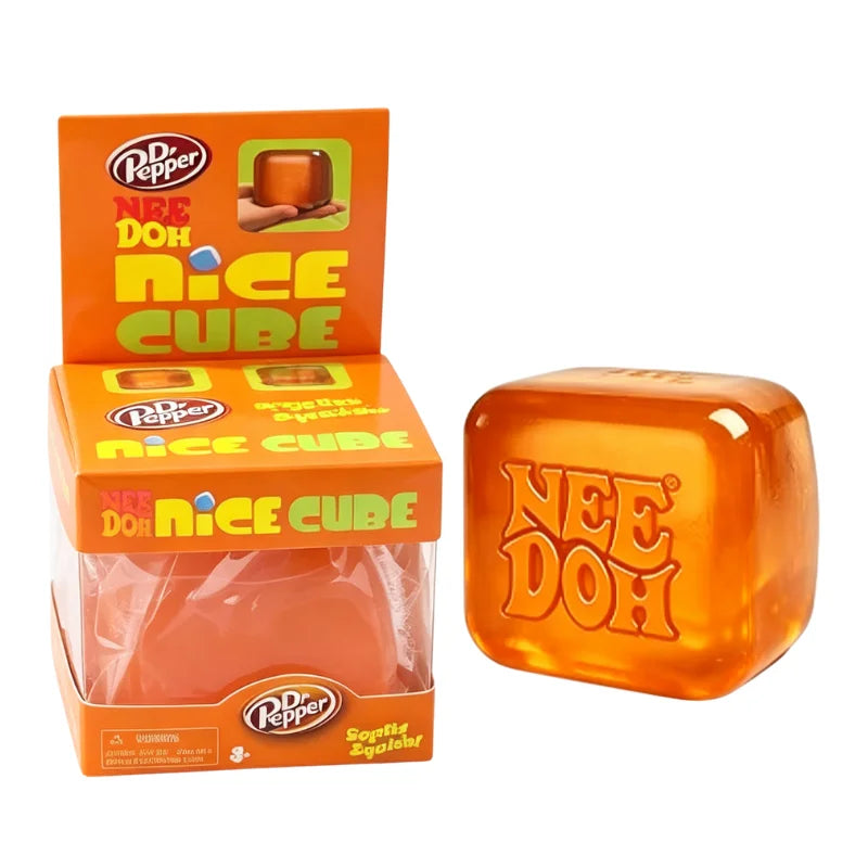 Schylling Nee Doh Nice Cube Soda Color Needoh Soft Squish Toy Stress Relief Surprise Gift With Color Box