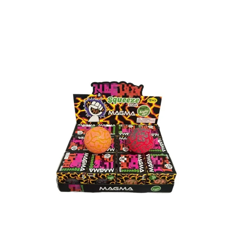 New Product NeeDoh Glitter Magma Ball Crunch Crunch Stress Relief Toy Squeeze Toy Nice Cube Sensory Toy for Adults gifts