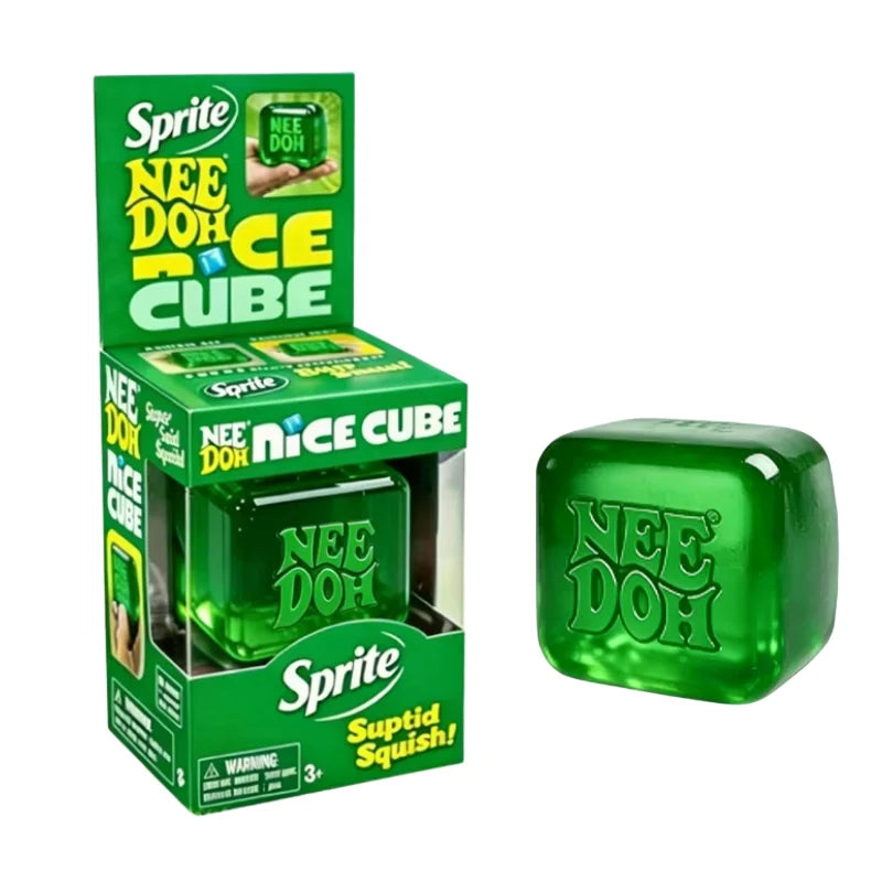 Schylling Nee Doh Nice Cube Soda Color Needoh Soft Squish Toy Stress Relief Surprise Gift With Color Box
