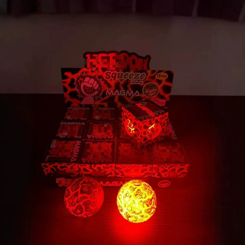 New Product NeeDoh Glitter Magma Ball Crunch Crunch Stress Relief Toy Squeeze Toy Nice Cube Sensory Toy for Adults gifts