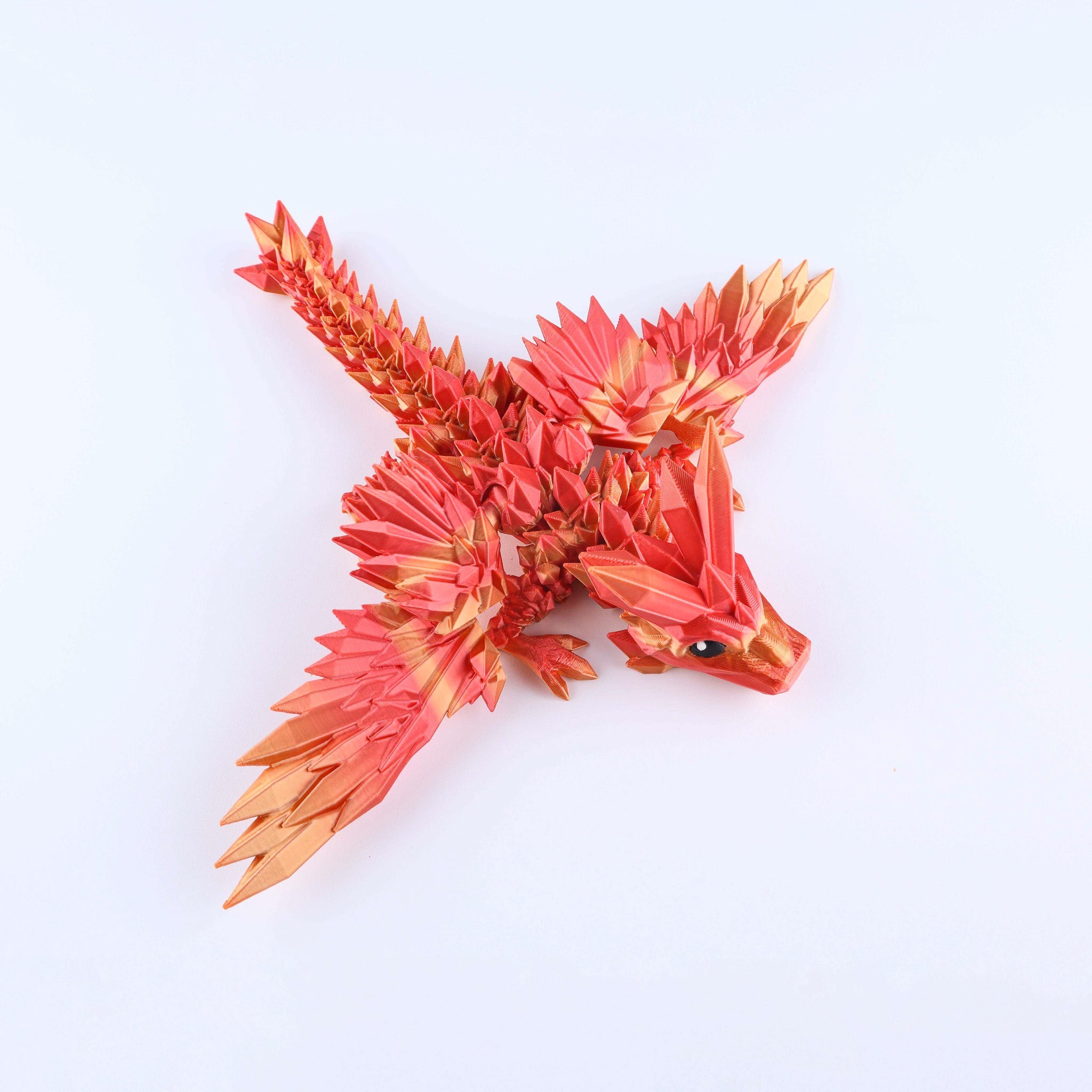 Crystal Wing Baby Dragon Fidget Toy – Articulated Fantasy Desk Toy Gift