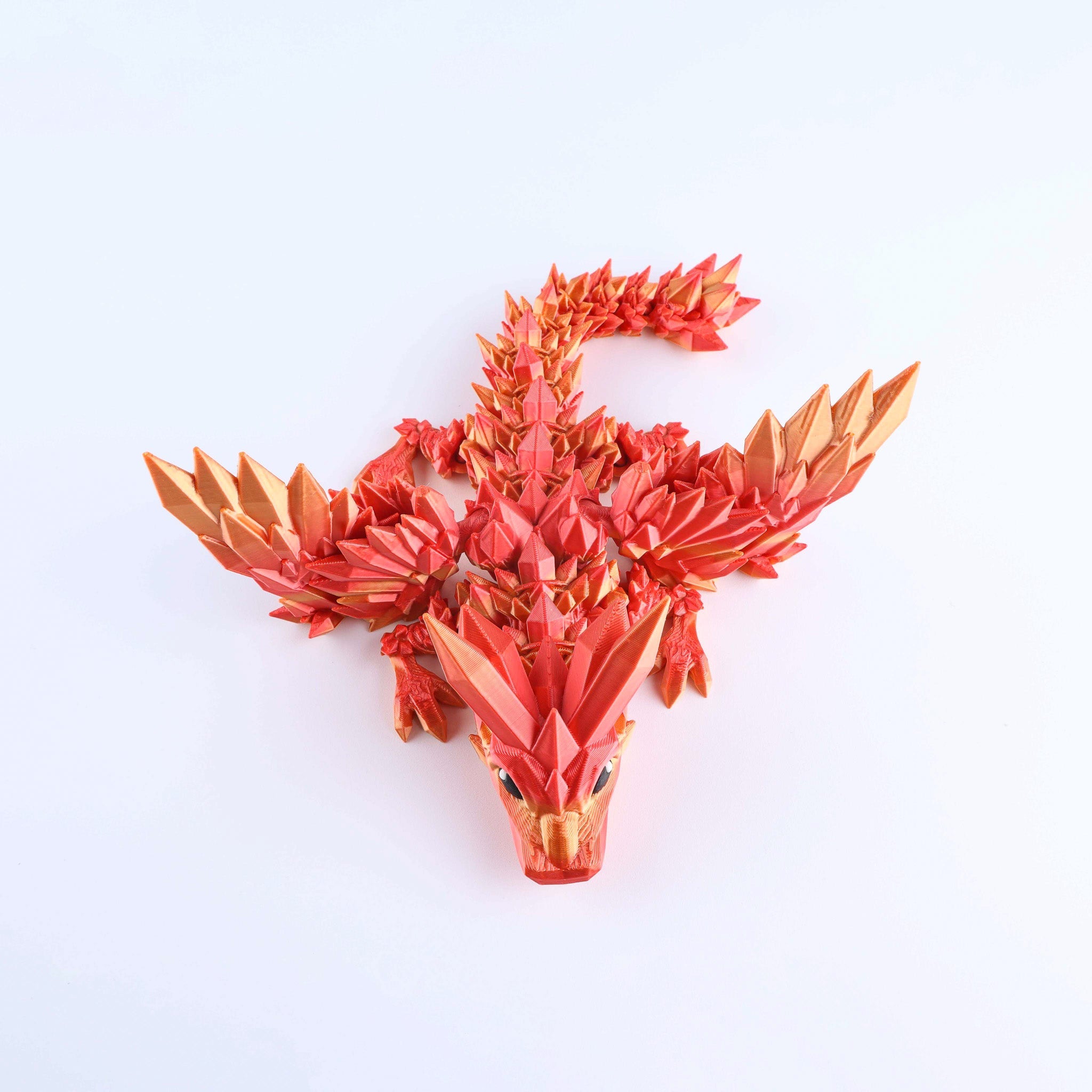 Crystal Wing Baby Dragon Fidget Toy – Articulated Fantasy Desk Toy Gift