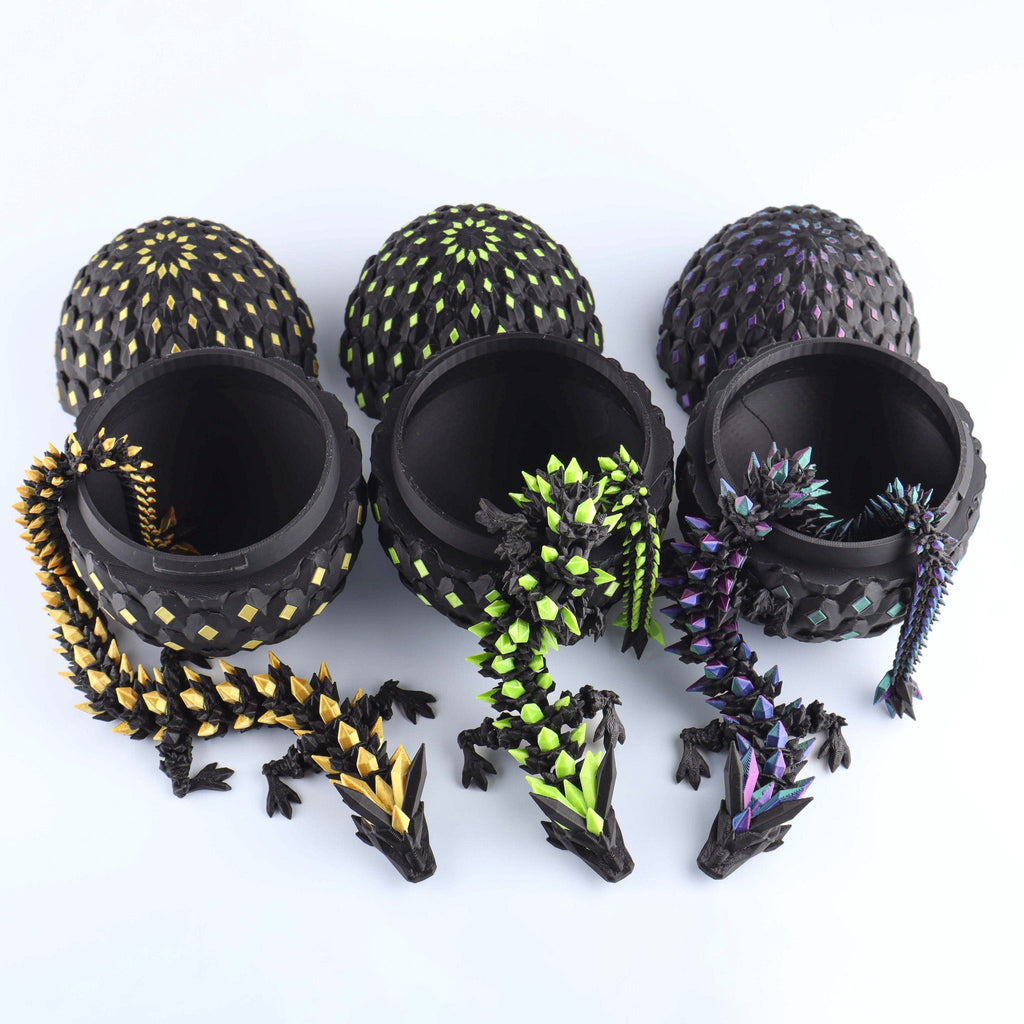Crystal Dragon Fidget Toy – Articulated Flexible Desk Toy Gift