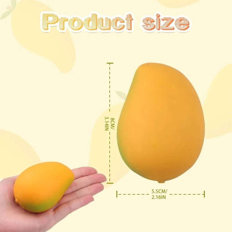 Fruit Squishy Stress Relief Toy | Soft Sensory Fidget Toy Set