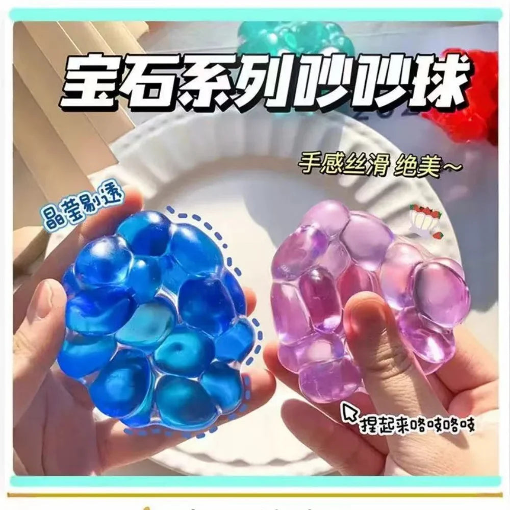 Crunchy Stress Ball Gem Squishy Toy