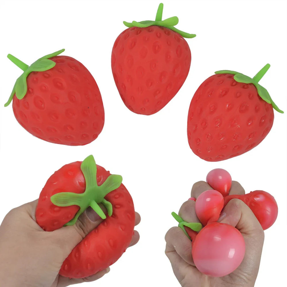 Strawberry Squishy Toy | Slow Rising