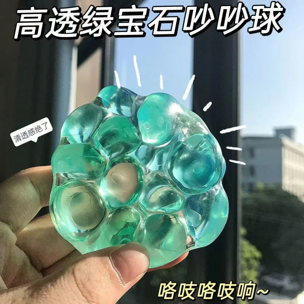 Crunchy Stress Ball Gem Squishy Toy