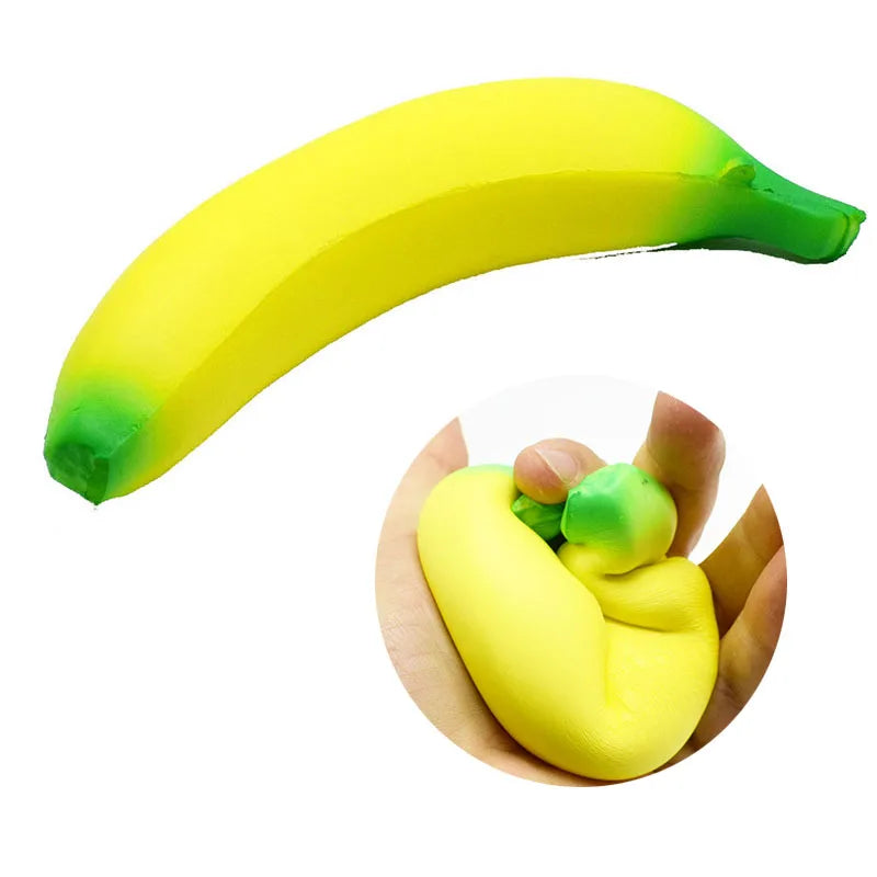 Jumbo Squishy Banana Stress Toy | Slow Rising