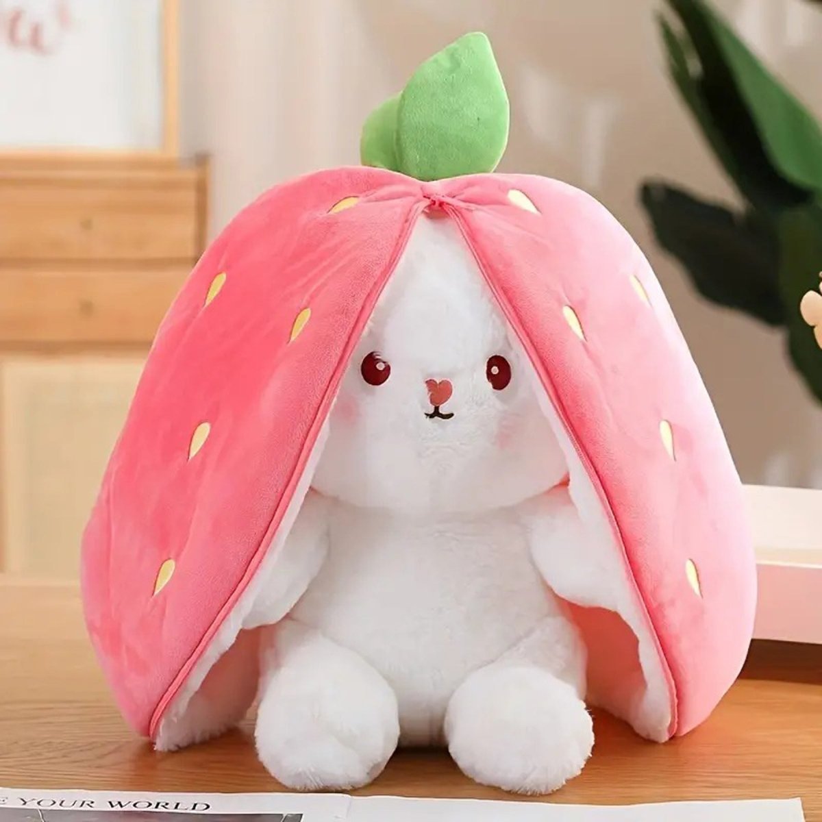 Reversible Strawberry Bunny