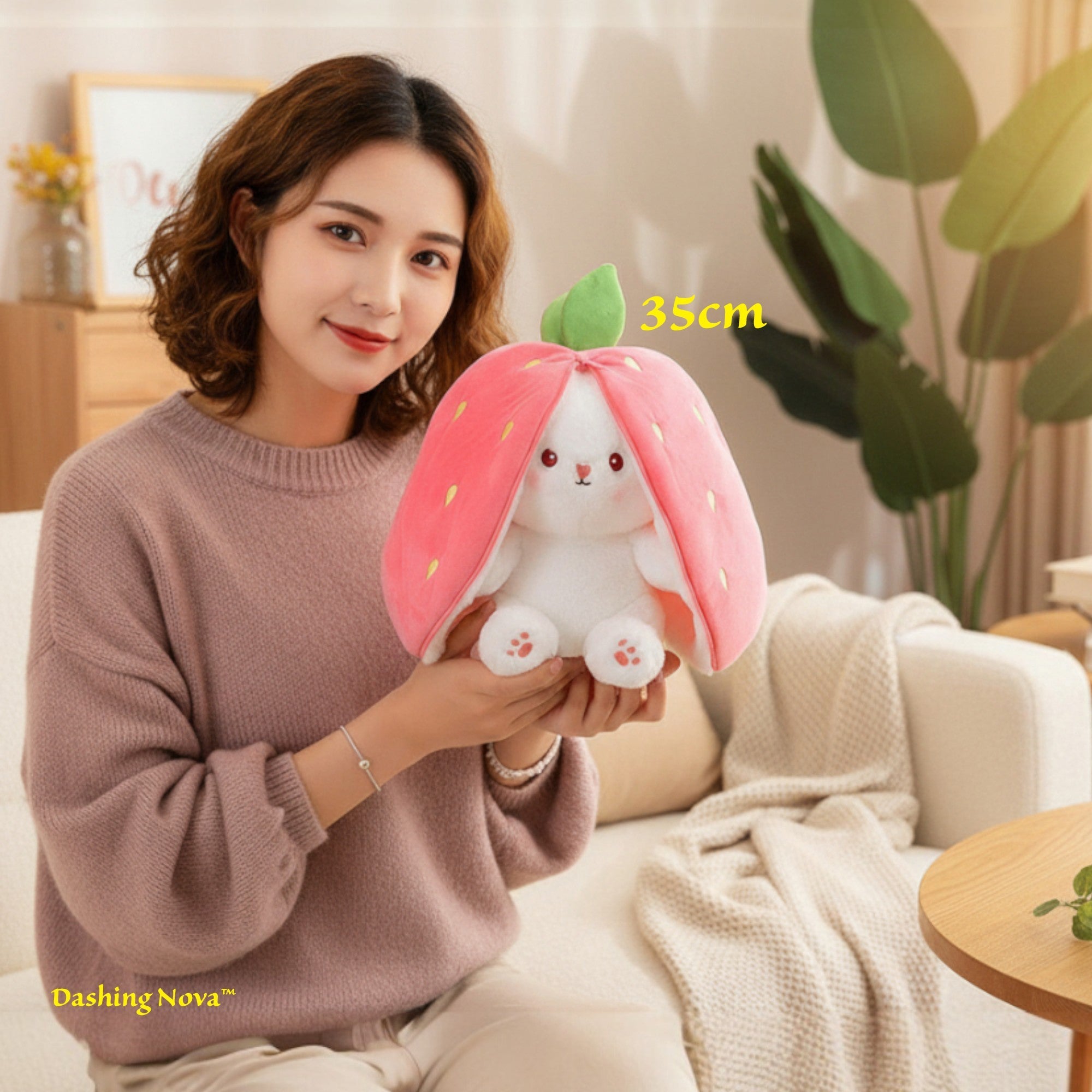 Reversible Strawberry Bunny