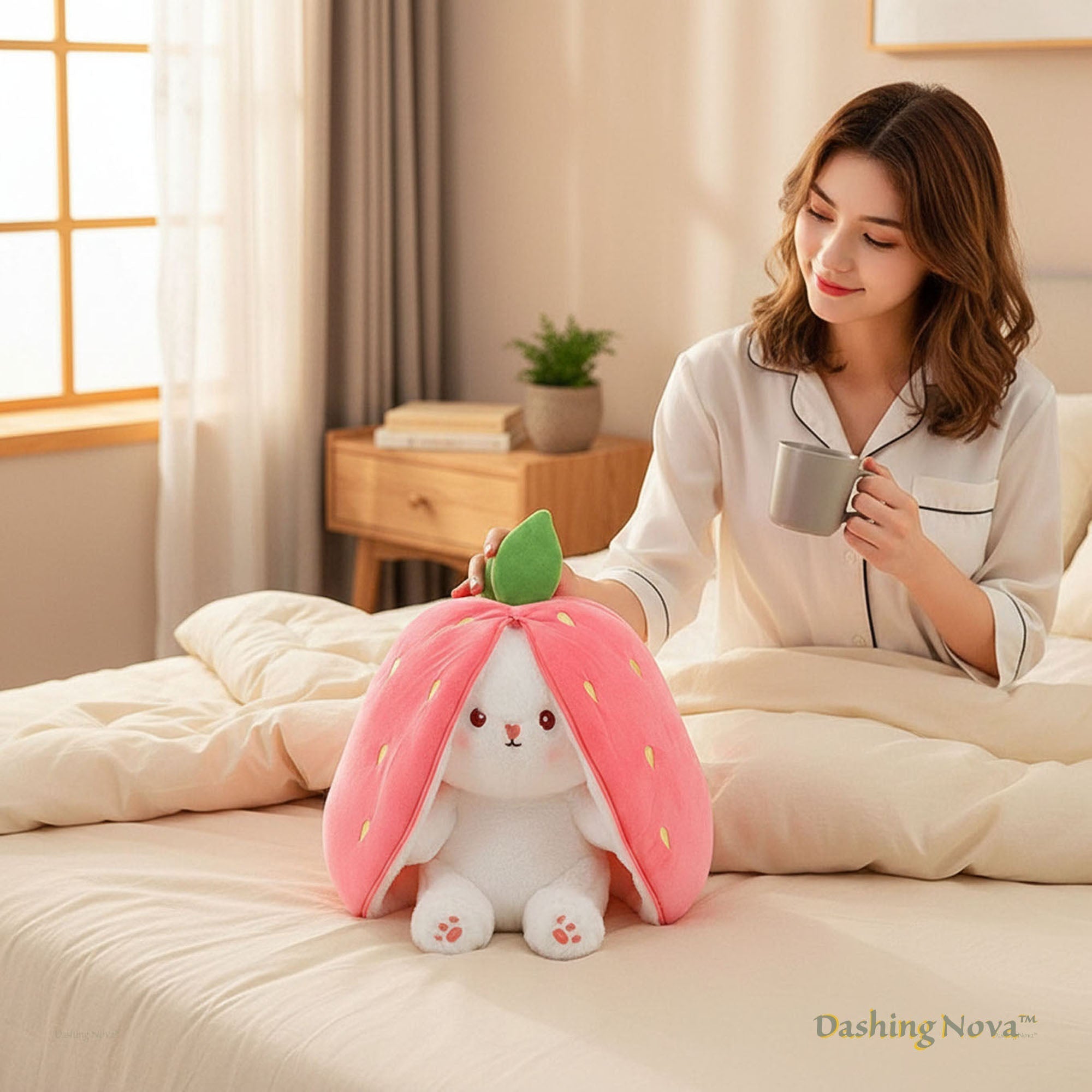 Reversible Strawberry Bunny