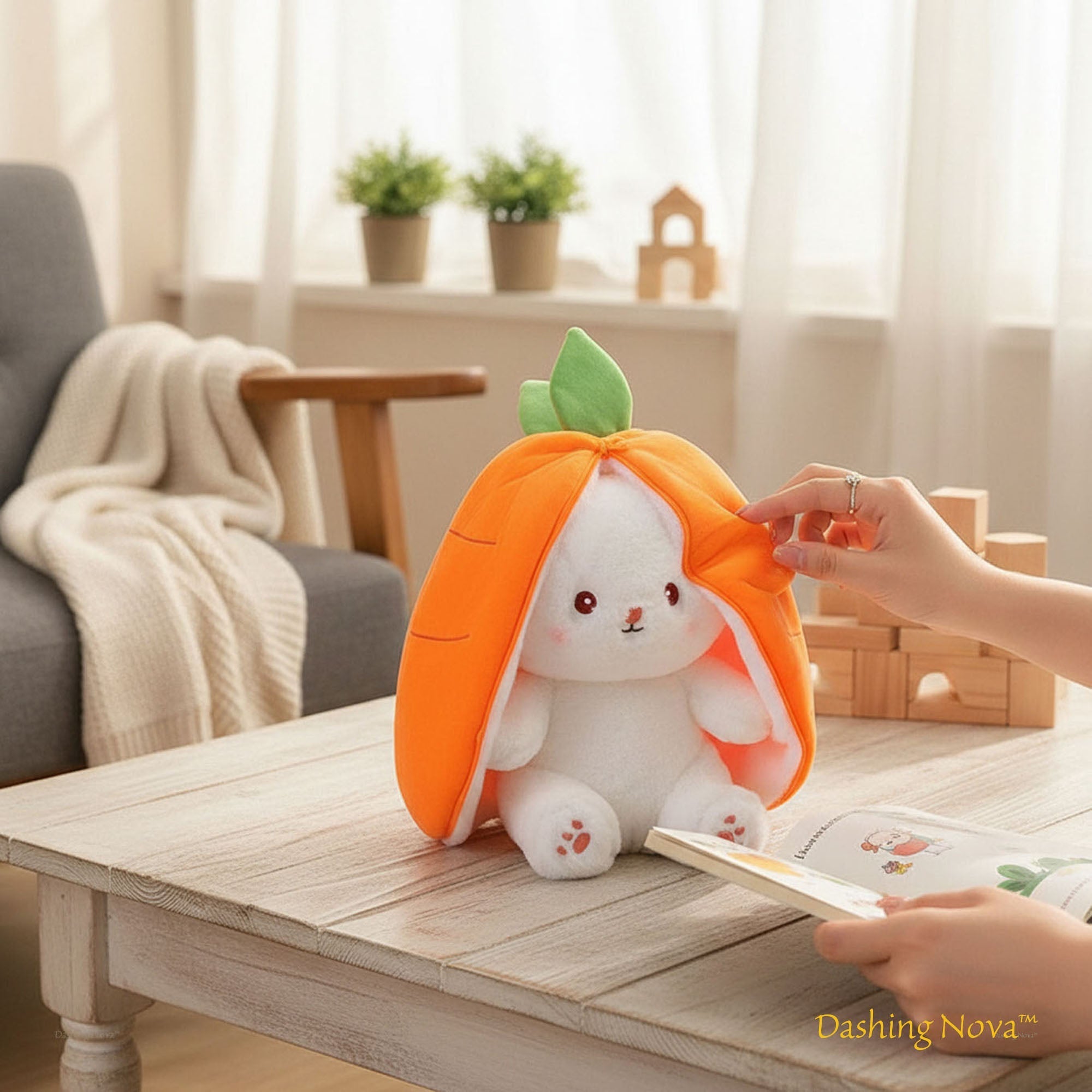 Reversible Strawberry Bunny