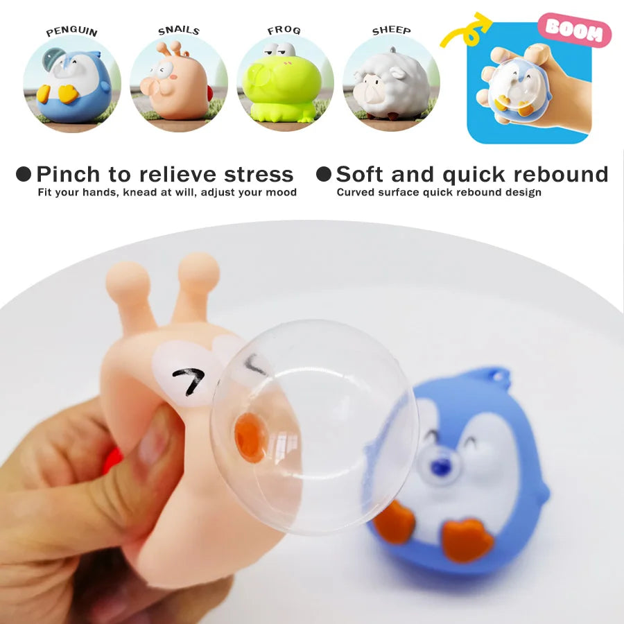 Cute Animal Spitting Bubbles